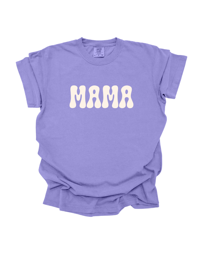 Groovy Mama - Short Sleeve T-Shirt (Violet)