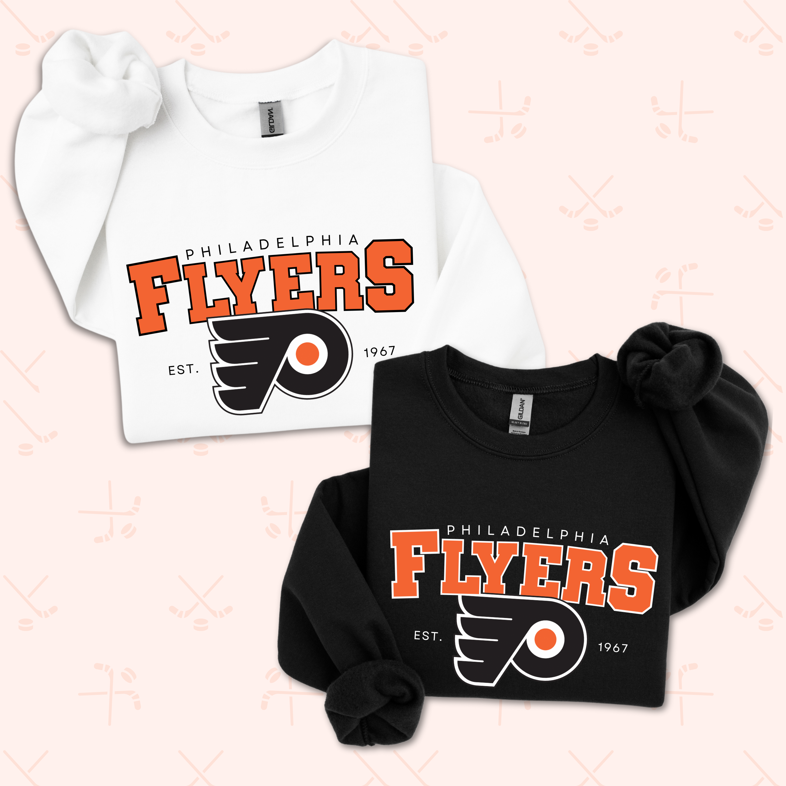 Philadelphia Hockey - Toddler, Youth & Adult Crewneck Sweatshirt