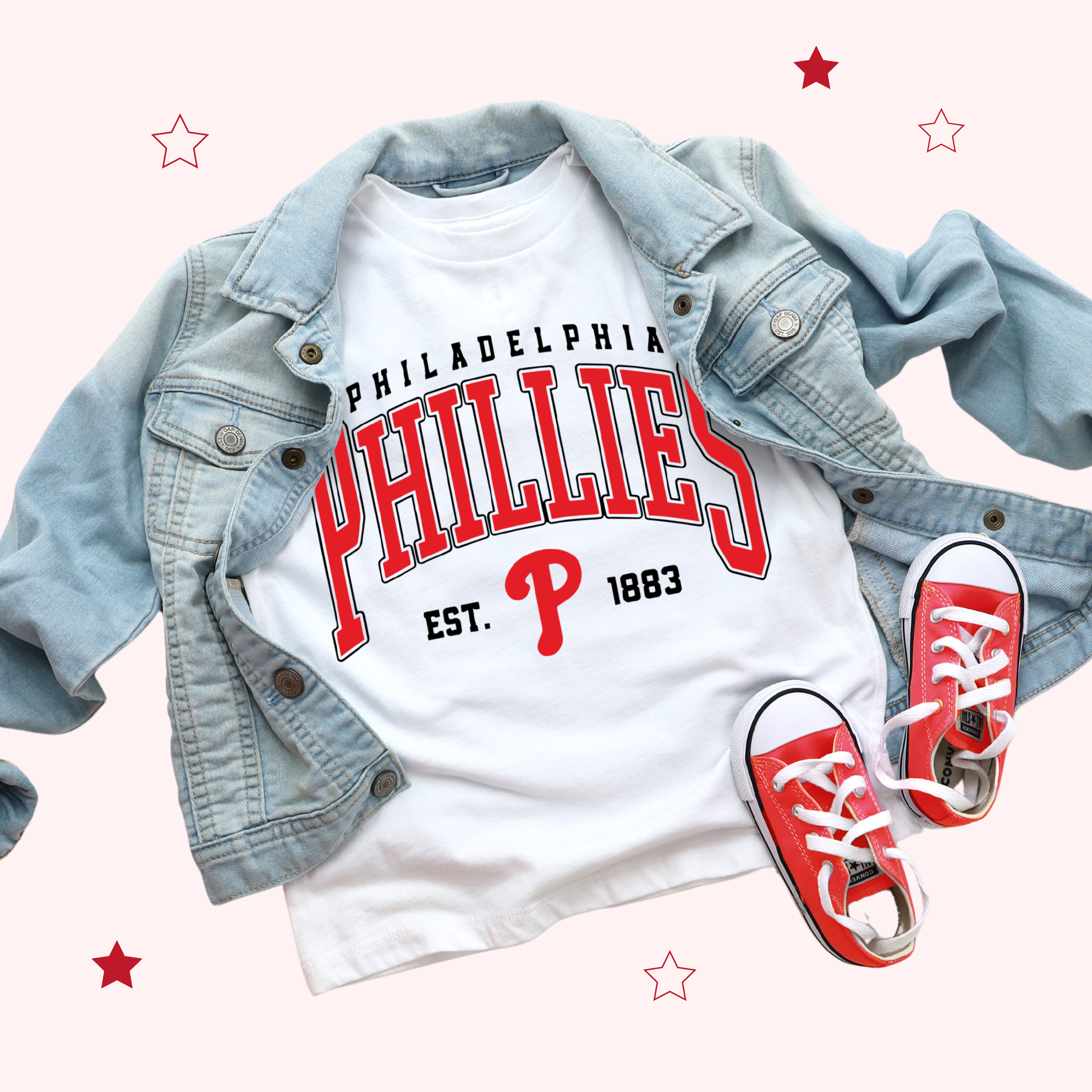 Philadelphia Phils - Toddler & Youth Short Sleeve T-Shirt