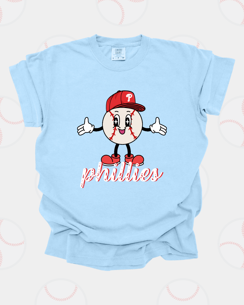 Phillies Baseball - Short Sleeve T-Shirt (All Sizes)