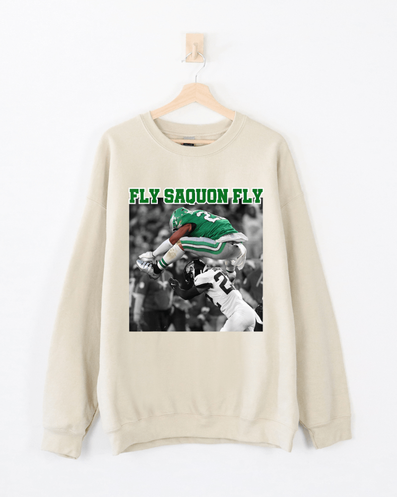 Fly Saquon Fly - Toddler, Youth & Adult Crewneck Sweatshirt - Lily + AJ Clothing Co.
