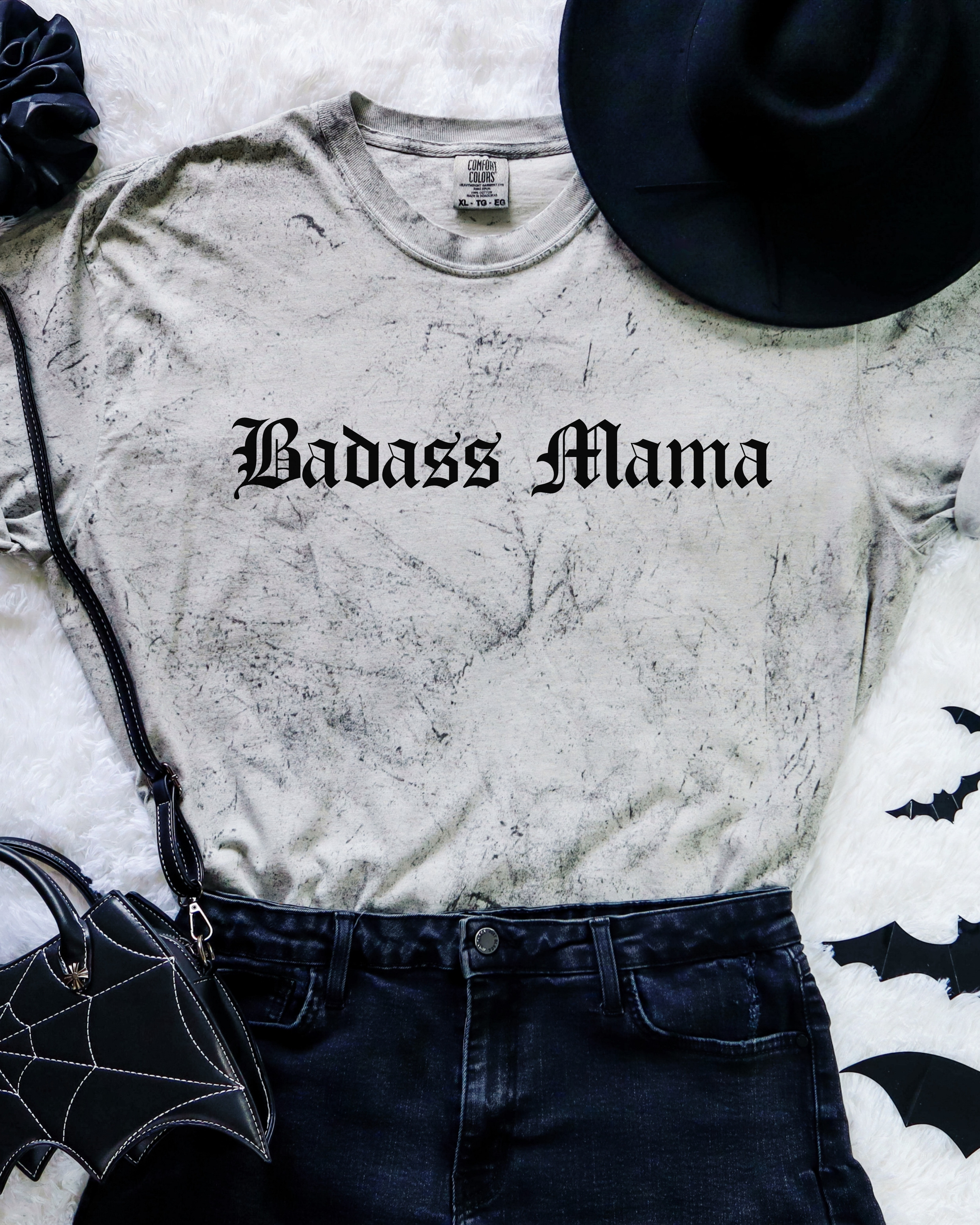 Badass Mama - Short Sleeve Adult Color Blast T-Shirt