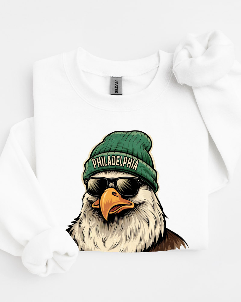 Birds Beanie - Toddler, Youth & Adult Crewneck Sweatshirt