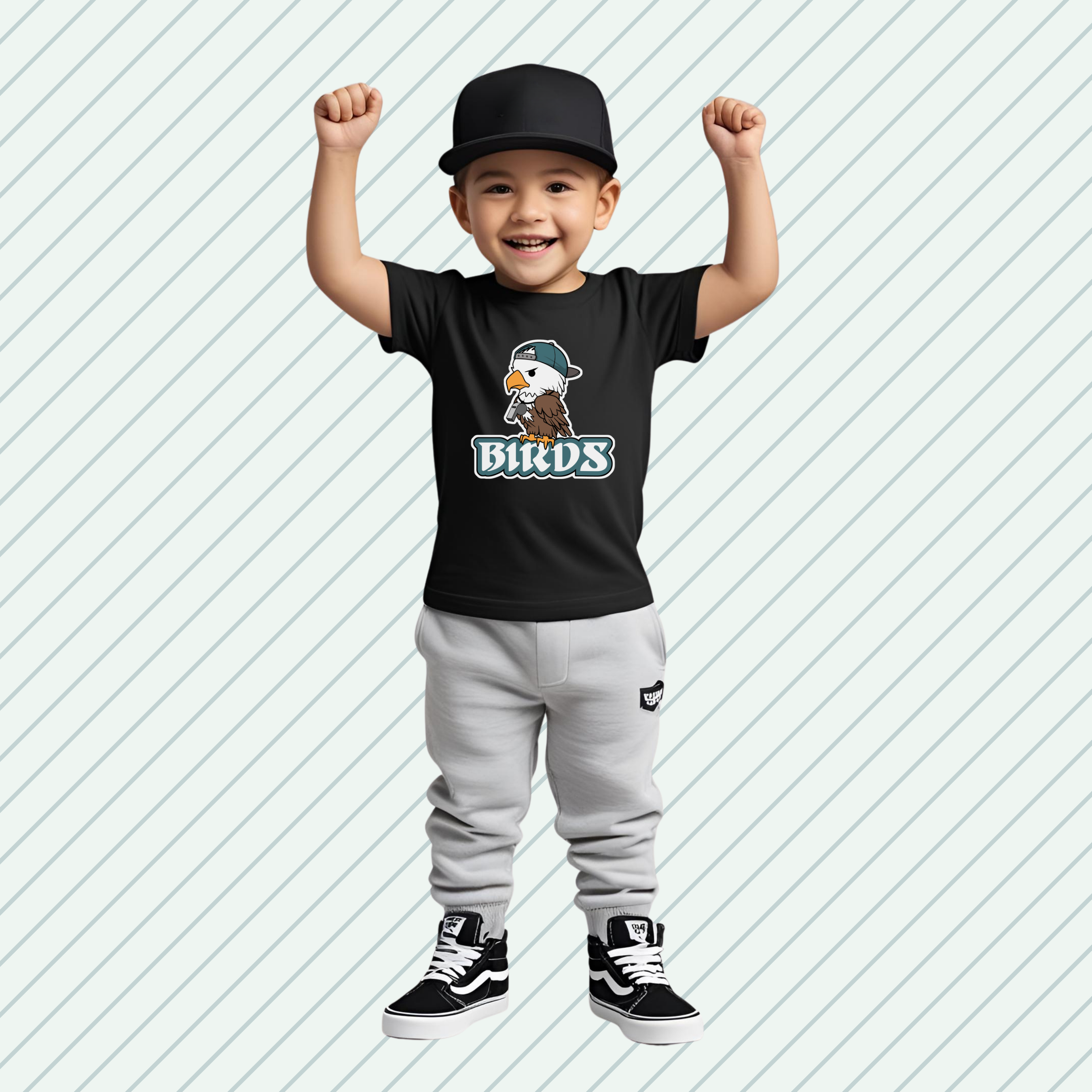 Cartoon Birds - Infant, Toddler & Youth Short Sleeve T-Shirt