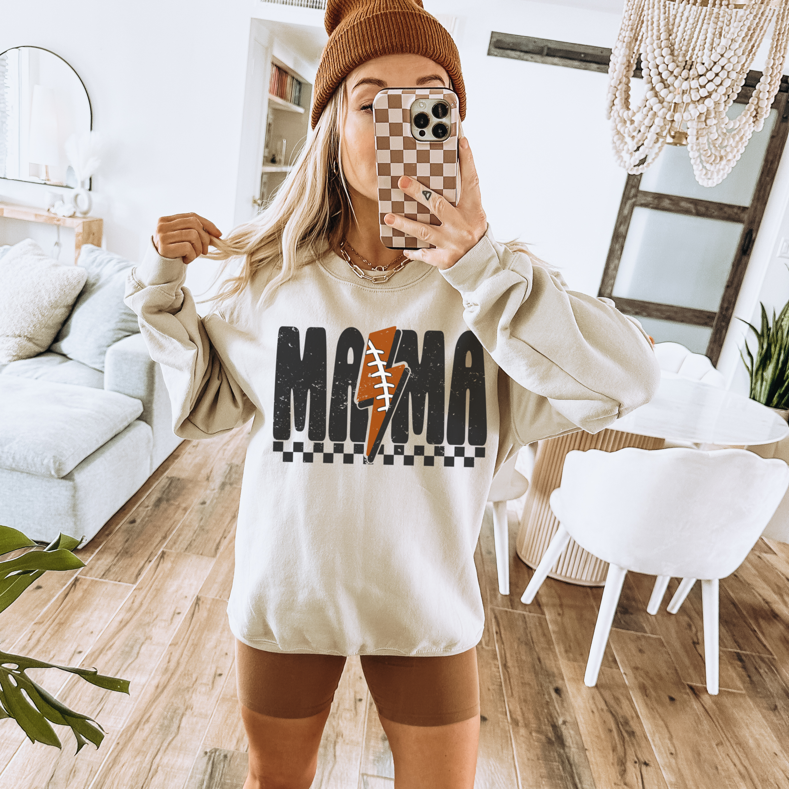 Football Mama - Adult Crewneck Sweatshirt