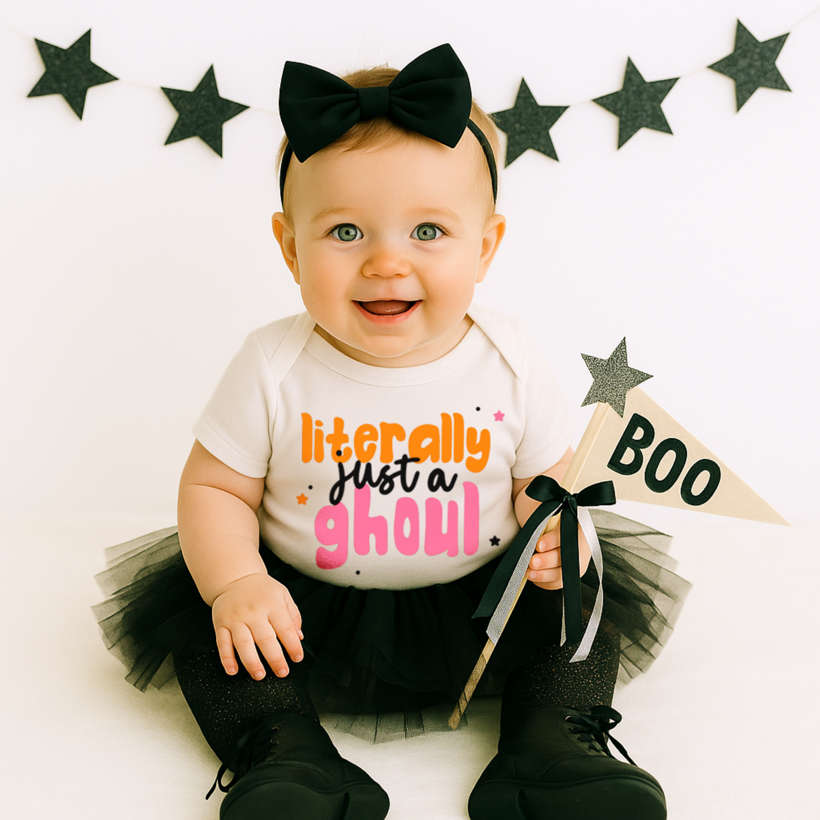 Literally Just A Ghoul - Short Sleeve Onesie