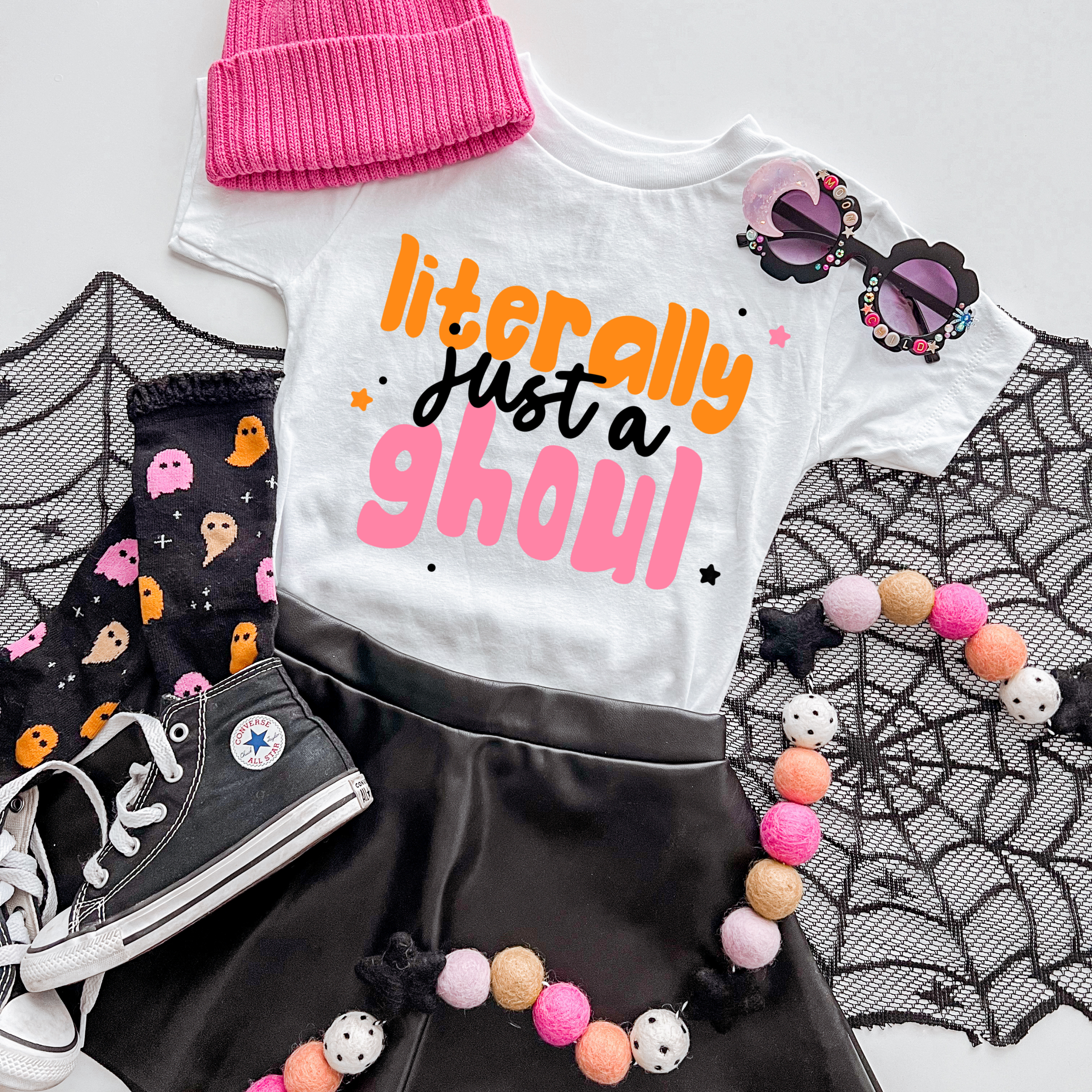 Literally Just a Ghoul - Toddler & Youth Short Sleeve T-Shirt