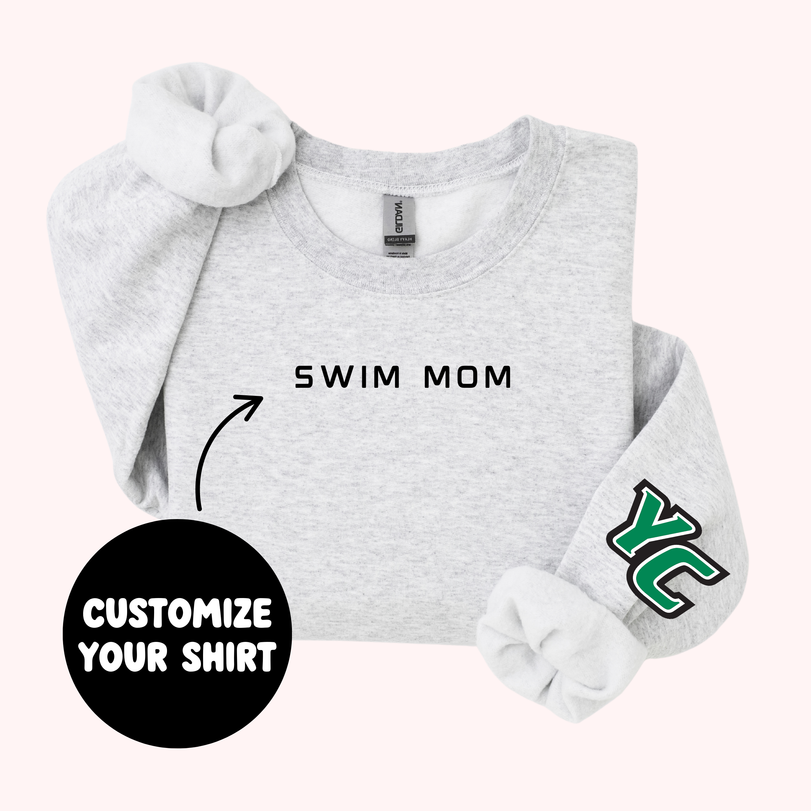 YC Swim Family - Crewneck Sweatshirt