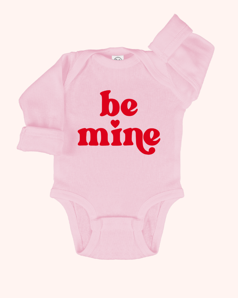 Be Mine - Short or Long Sleeve Onesie - Lily + AJ Clothing Co.