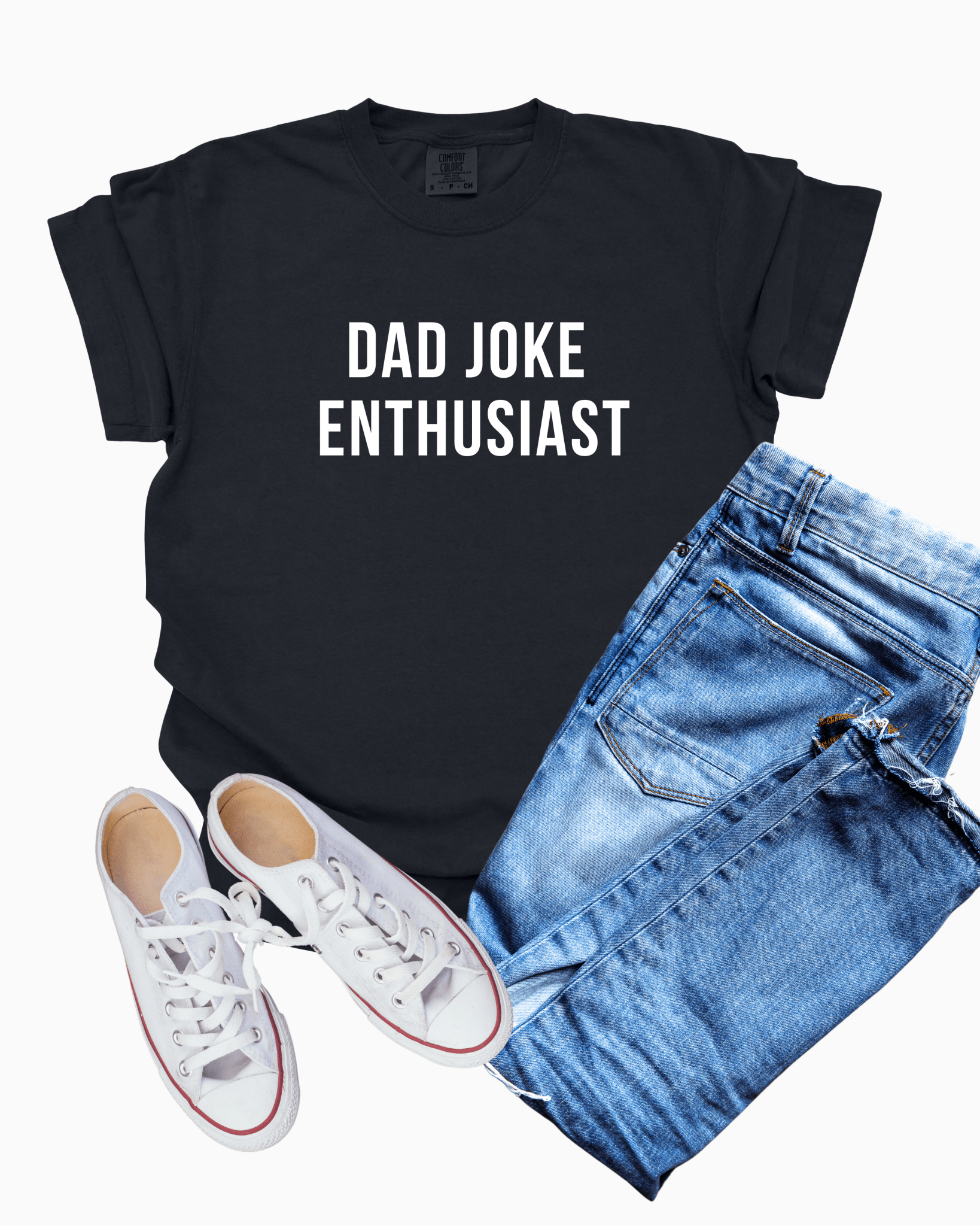 Dad Joke Enthusiast - Short Sleeve T - Shirt - Lily + AJ Clothing Co.