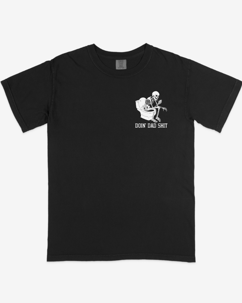 Doin' Dad Shit - Short Sleeve Adult T-Shirt (Black) - Lily + AJ Clothing Co.