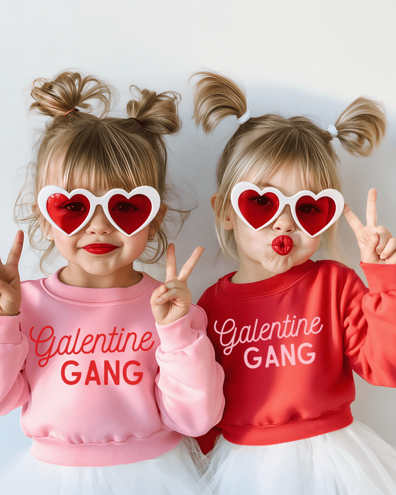 Galentine Gang - Toddler & Youth Sweatshirt - Lily + AJ Clothing Co.