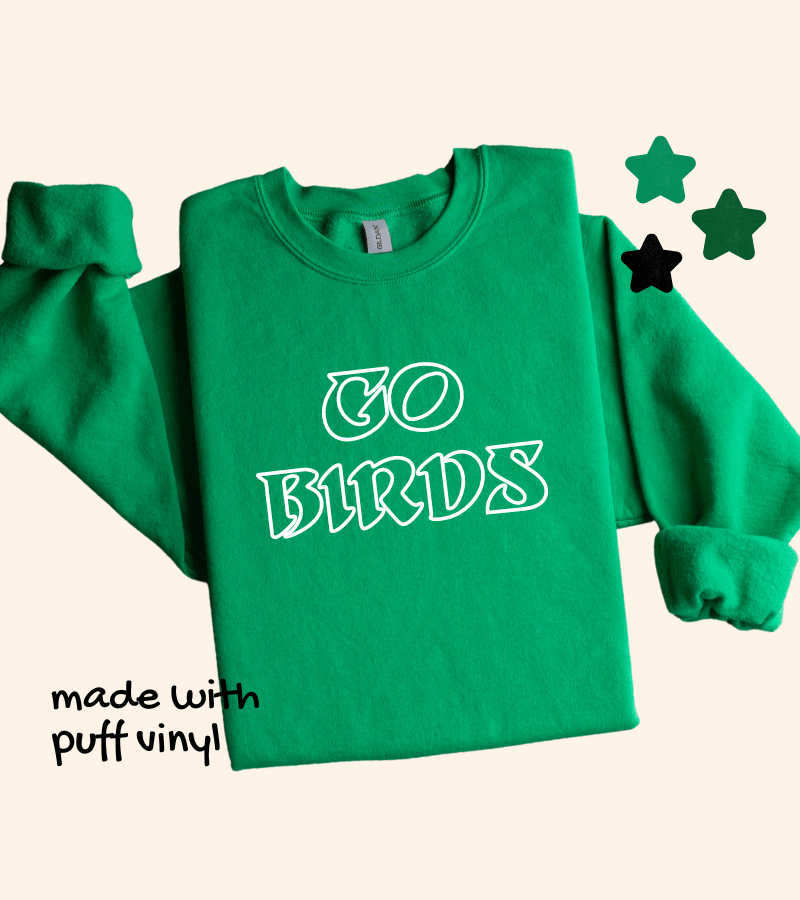 Go Birds - Crewneck Sweatshirt - Lily + AJ Clothing Co.