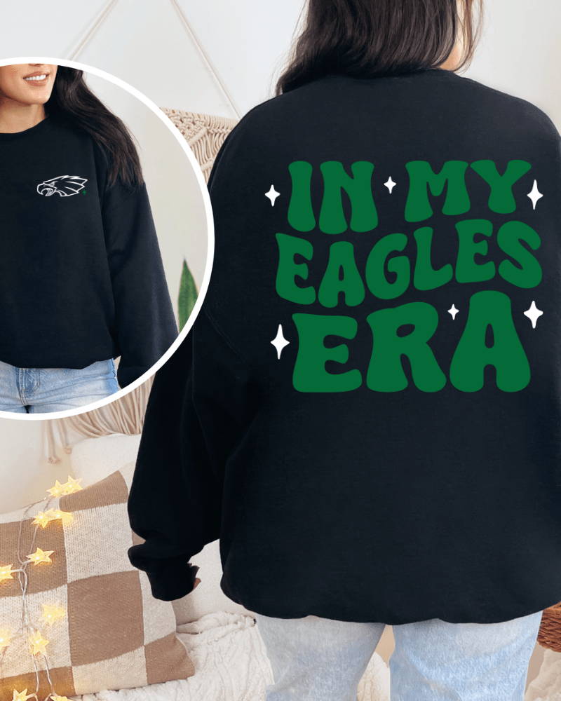 In My Eagles Era - Adult Crewneck Sweatshirt - Lily + AJ Clothing Co.