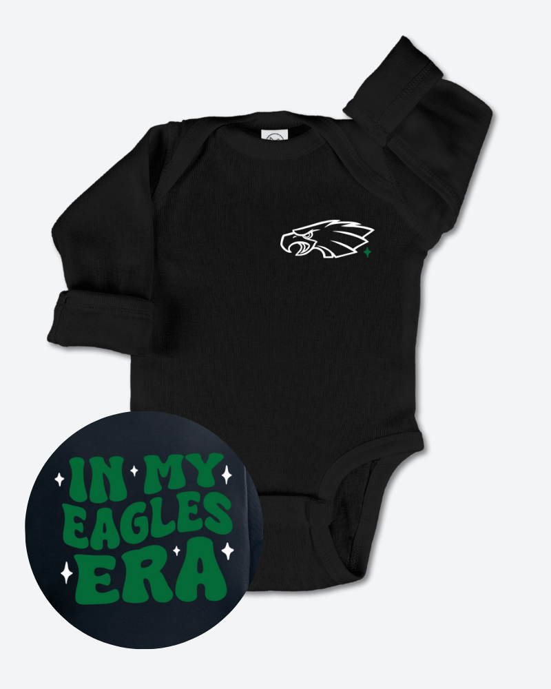 In My Eagles Era - Infant Long Sleeve Onesie - Lily + AJ Clothing Co.