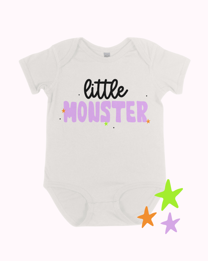 Little Monster - Short Sleeve Onesie - Lily + AJ Clothing Co.