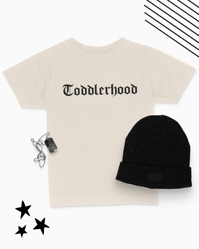 Toddlerhood - Short Sleeve T-Shirt (Cream) - Lily + AJ Clothing Co.